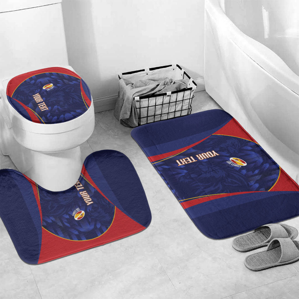 Custom Spain Rugby 2026 Bathroom Set Vamos Los Leones Blue Version