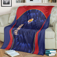 Custom Spain Rugby 2026 Blanket Vamos Los Leones Blue Version