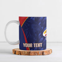 Custom Spain Rugby 2026 Ceramic Mug Vamos Los Leones Blue Version