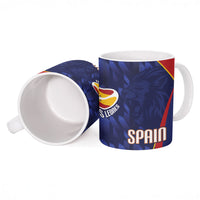 Custom Spain Rugby 2026 Ceramic Mug Vamos Los Leones Blue Version