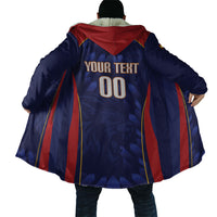 Custom Spain Rugby 2026 Cloak Vamos Los Leones Blue Version