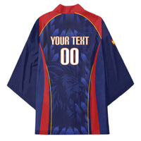 Custom Spain Rugby 2026 Kimono Vamos Los Leones Blue Version