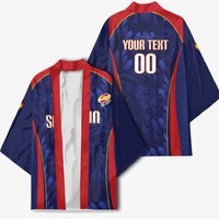 Custom Spain Rugby 2026 Kimono Vamos Los Leones Blue Version