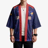 Custom Spain Rugby 2026 Kimono Vamos Los Leones Blue Version