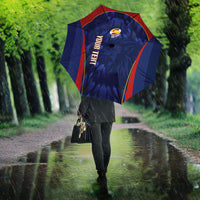Custom Spain Rugby 2026 Umbrella Vamos Los Leones Blue Version