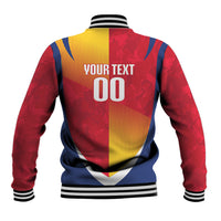Custom Romania Rugby 2026 Baseball Jacket Stejarii Oak Leaf Symbol