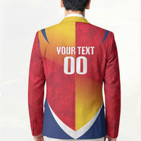 Custom Romania Rugby 2026 Blazer Stejarii Oak Leaf Symbol