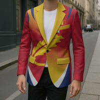Custom Romania Rugby 2026 Blazer Stejarii Oak Leaf Symbol