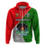 Custom Papua New Guinea Rugby Hoodie Rabaul Gurias PNG Polynesian Pattern - Wonder Print Shop