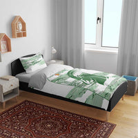 Zimbabwe Rugby Custom Bedding Set Come On Sables White Version - Wonder Print Shop