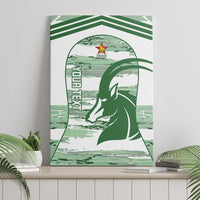 Zimbabwe Rugby Custom Canvas Wall Art Come On Sables White Version - Wonder Print Shop