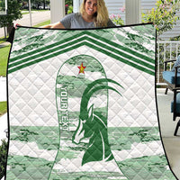 Zimbabwe Rugby Custom Quilt Come On Sables White Version - Wonder Print Shop