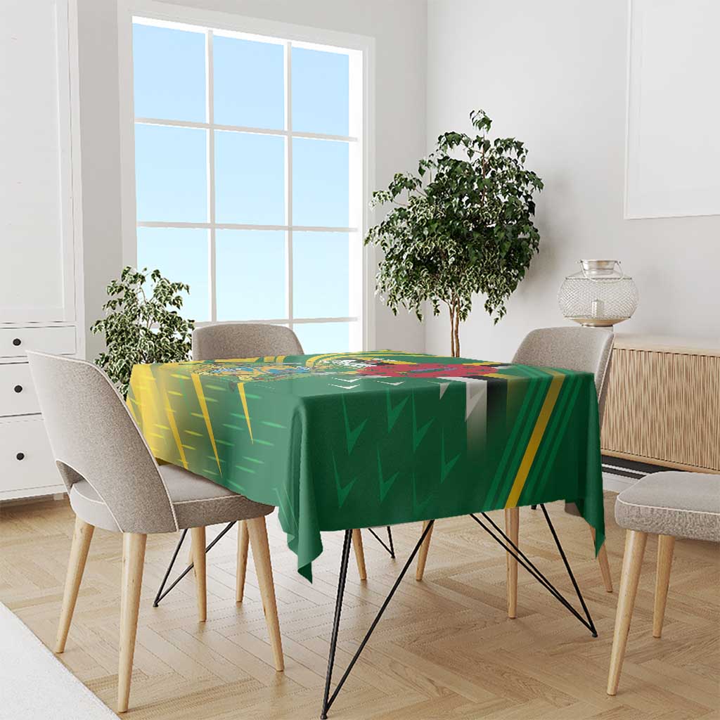 Dominica Independence Day Tablecloth 3 November Coat Of Arms - Wonder Print Shop