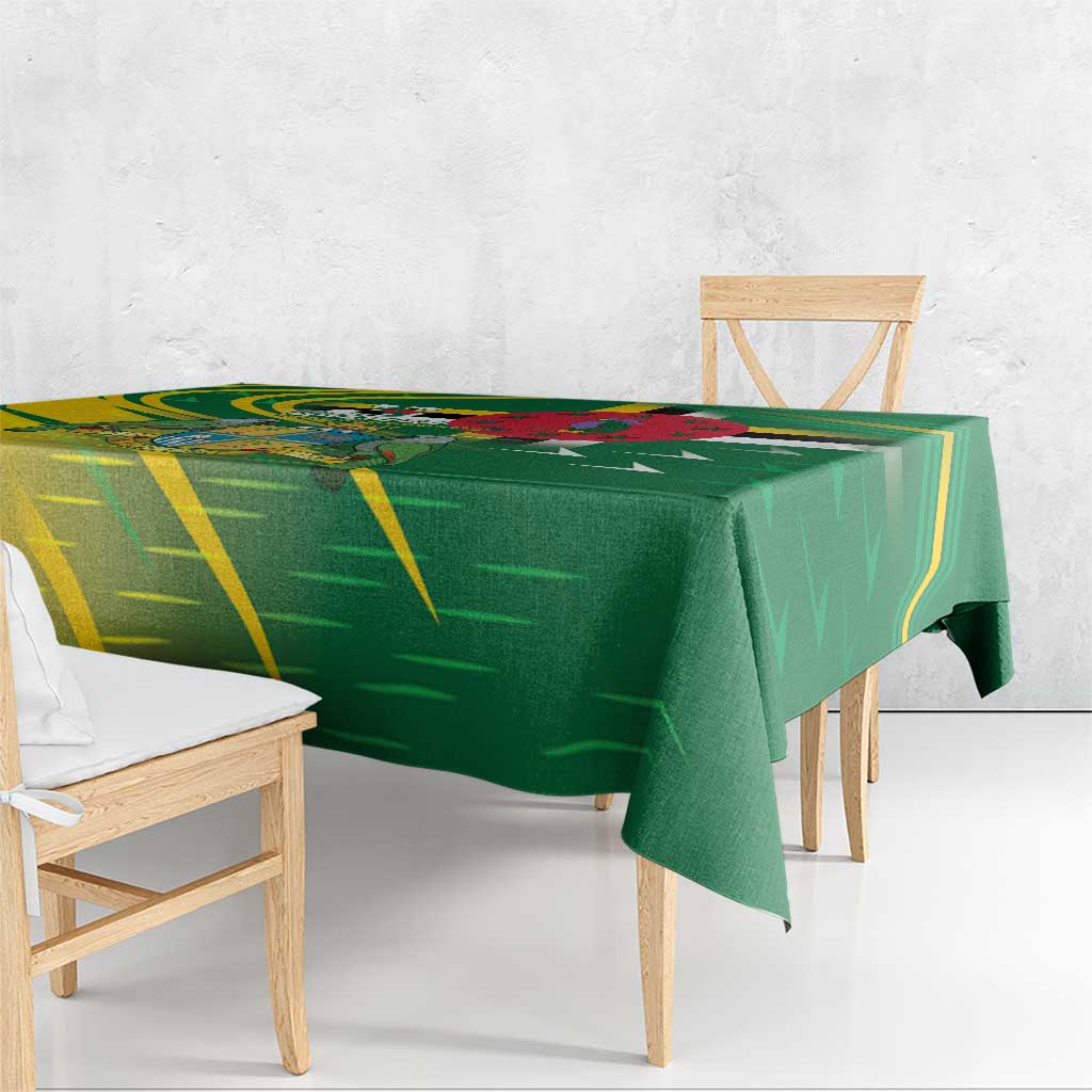Dominica Independence Day Tablecloth 3 November Coat Of Arms - Wonder Print Shop