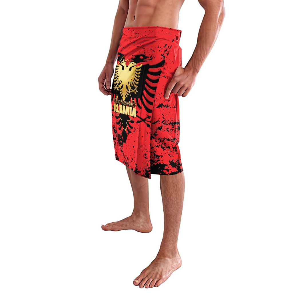 Albania Independence Day Lavalava Dita e Pavaresise Map Grunge Style - Wonder Print Shop