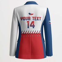Czech Republic 2026 Baseball Custom Blazer Come On Cesko Flag Style - Wonder Print Shop