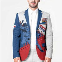 Czech Republic 2026 Baseball Custom Blazer Come On Cesko Flag Style - Wonder Print Shop