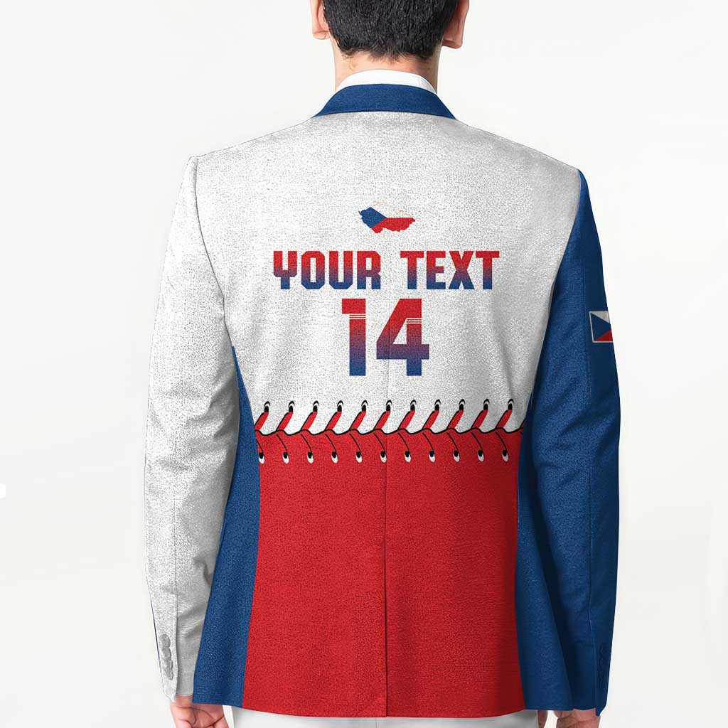 Czech Republic 2026 Baseball Custom Blazer Come On Cesko Flag Style - Wonder Print Shop