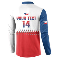 Czech Republic 2026 Baseball Custom Button Sweatshirt Come On Cesko Flag Style - Wonder Print Shop