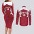 Custom England Rugby 2025 Couples Matching Long Sleeve Bodycon Dress and Long Sleeve Button Shirt Go Champions Red Rose