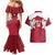 Custom England Rugby 2025 Couples Matching Mermaid Dress and Hawaiian Shirt Go Champions Red Rose