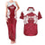 Custom England Rugby 2025 Couples Matching Tank Maxi Dress and Hawaiian Shirt Go Champions Red Rose