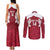 Custom England Rugby 2025 Couples Matching Tank Maxi Dress and Long Sleeve Button Shirt Go Champions Red Rose