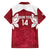 Custom England Rugby 2025 Family Matching Off The Shoulder Long Sleeve Dress and Hawaiian Shirt Go Champions Red Rose