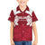 Custom England Rugby 2025 Family Matching Off The Shoulder Long Sleeve Dress and Hawaiian Shirt Go Champions Red Rose