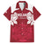 Custom England Rugby 2025 Family Matching Off Shoulder Short Dress and Hawaiian Shirt Go Champions Red Rose