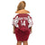 Custom England Rugby 2025 Family Matching Off Shoulder Short Dress and Hawaiian Shirt Go Champions Red Rose