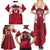 Custom England Rugby 2025 Family Matching Summer Maxi Dress and Hawaiian Shirt Go Champions Red Rose - Wonder Print Shop