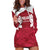 Custom England Rugby 2025 Hoodie Dress Go Champions Red Rose - Wonder Print Shop