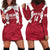 Custom England Rugby 2025 Hoodie Dress Go Champions Red Rose - Wonder Print Shop