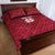 Custom England Rugby 2025 Quilt Bed Set Go Champions Red Rose