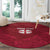 Custom England Rugby 2025 Round Carpet Go Champions Red Rose - Wonder Print Shop