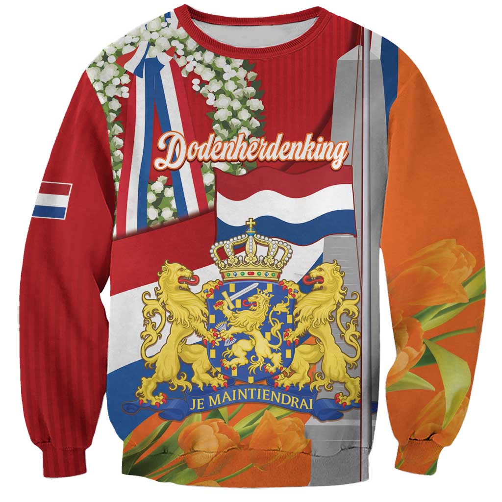 Netherlands Dodenherdenking Sweatshirt Martyrs' Day Honoring All Victims Of War