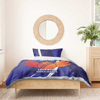 Custom Lucknow India Cricket Bedding Set Go Champions