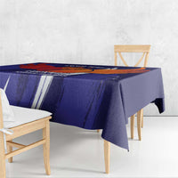 Custom Lucknow India Cricket Tablecloth Go Champions