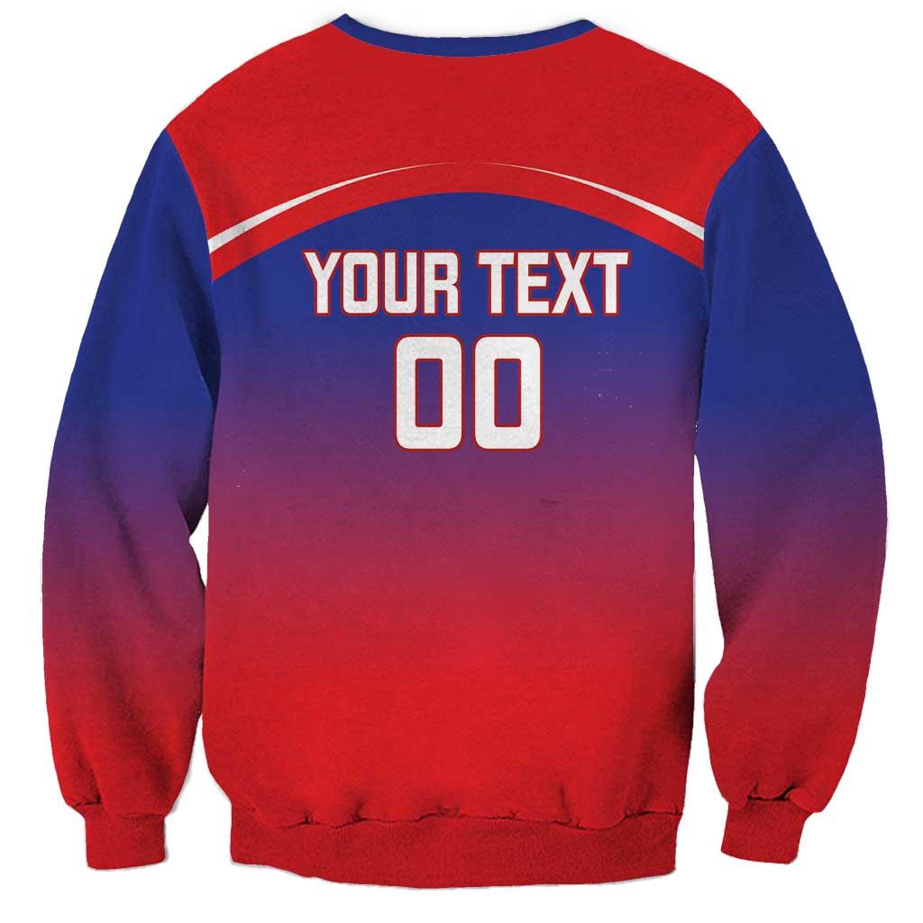 Custom Bengaluru India Cricket Sweatshirt Go Champions