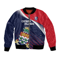 Custom Cayman Islands Cricket Bomber Jacket 2025 Sporty Style
