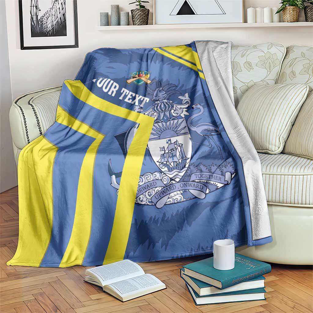 Custom The Bahamas Cricket Blanket Come On Bahamian