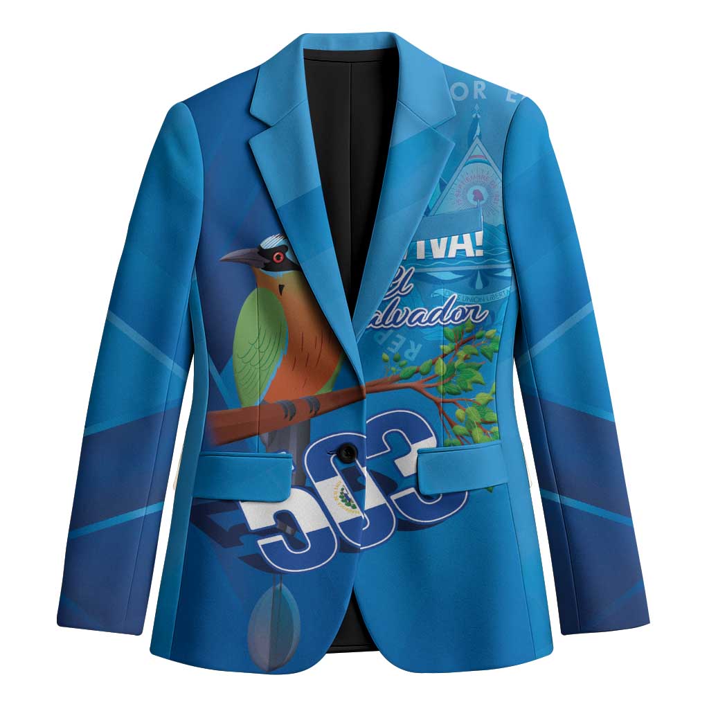 Personalized Que Viva El Salvador Blazer Guardabarranco 503 Independence Day Proud - Wonder Print Shop