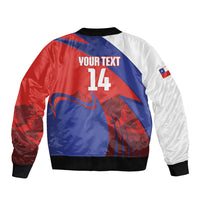Custom Chile Rugby 2026 Bomber Jacket Vamos Los Condores Red Version