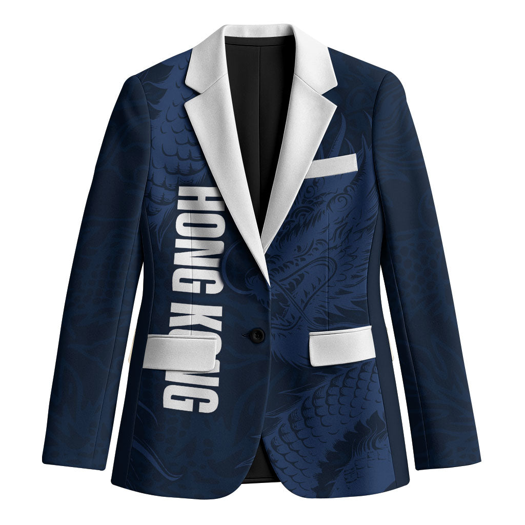 Custom Hong Kong Rugby 2026 Blazer Go Dragon Blue Version