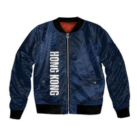 Custom Hong Kong Rugby 2026 Bomber Jacket Go Dragon Blue Version