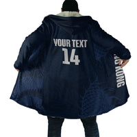 Custom Hong Kong Rugby 2026 Cloak Go Dragon Blue Version