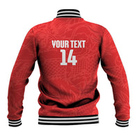 Custom Hong Kong Rugby 2026 Baseball Jacket Go Dragon Red Version