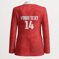 Custom Hong Kong Rugby 2026 Blazer Go Dragon Red Version
