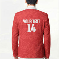 Custom Hong Kong Rugby 2026 Blazer Go Dragon Red Version